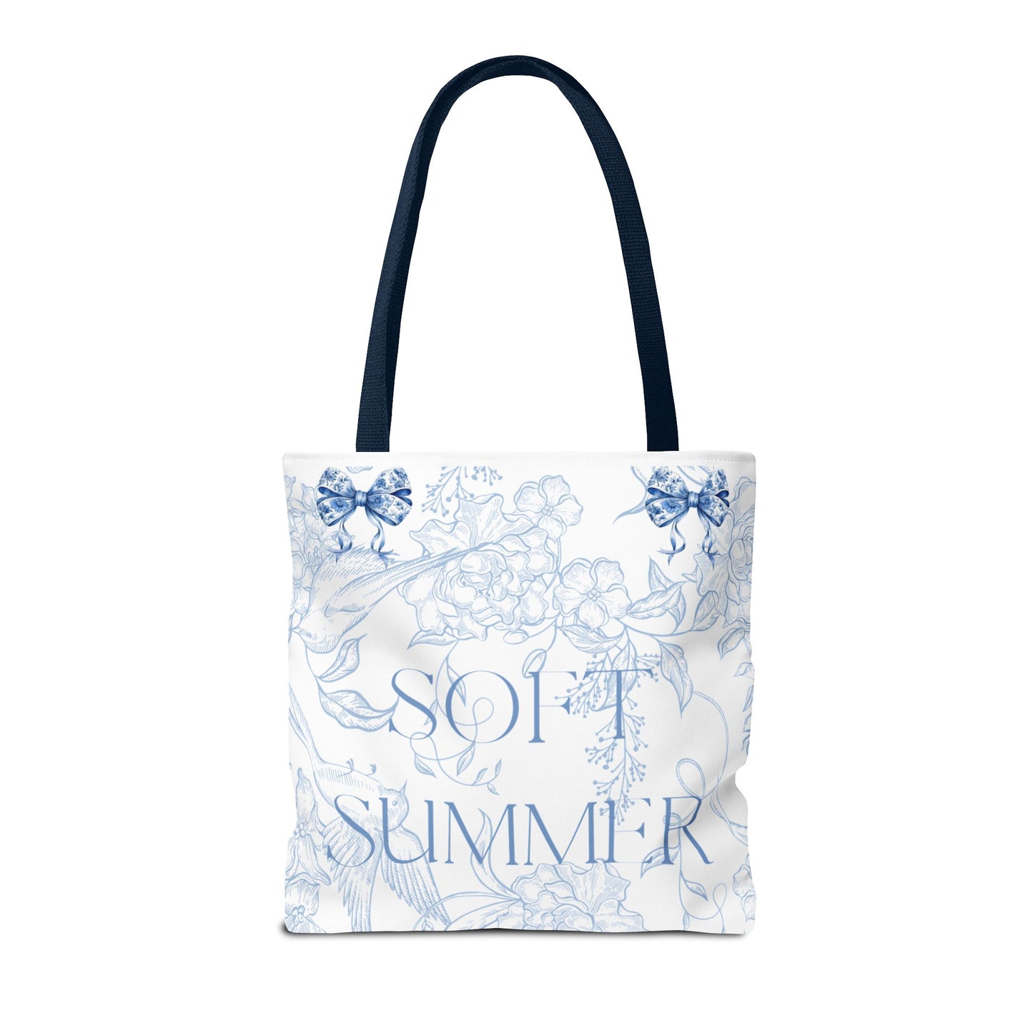 Soft Summer Floral Tote Bag - Stylish & Functional for Any Occasion