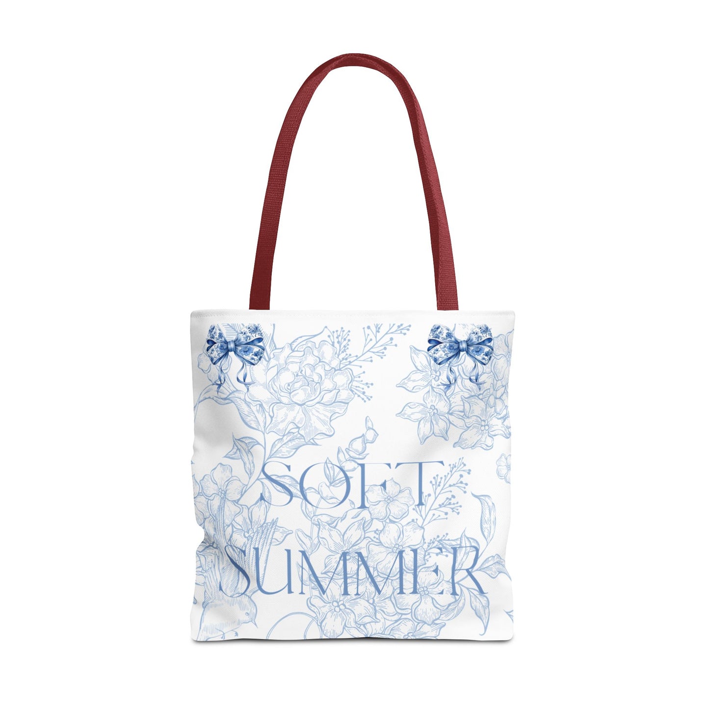 Soft Summer Floral Tote Bag - Stylish & Functional for Any Occasion