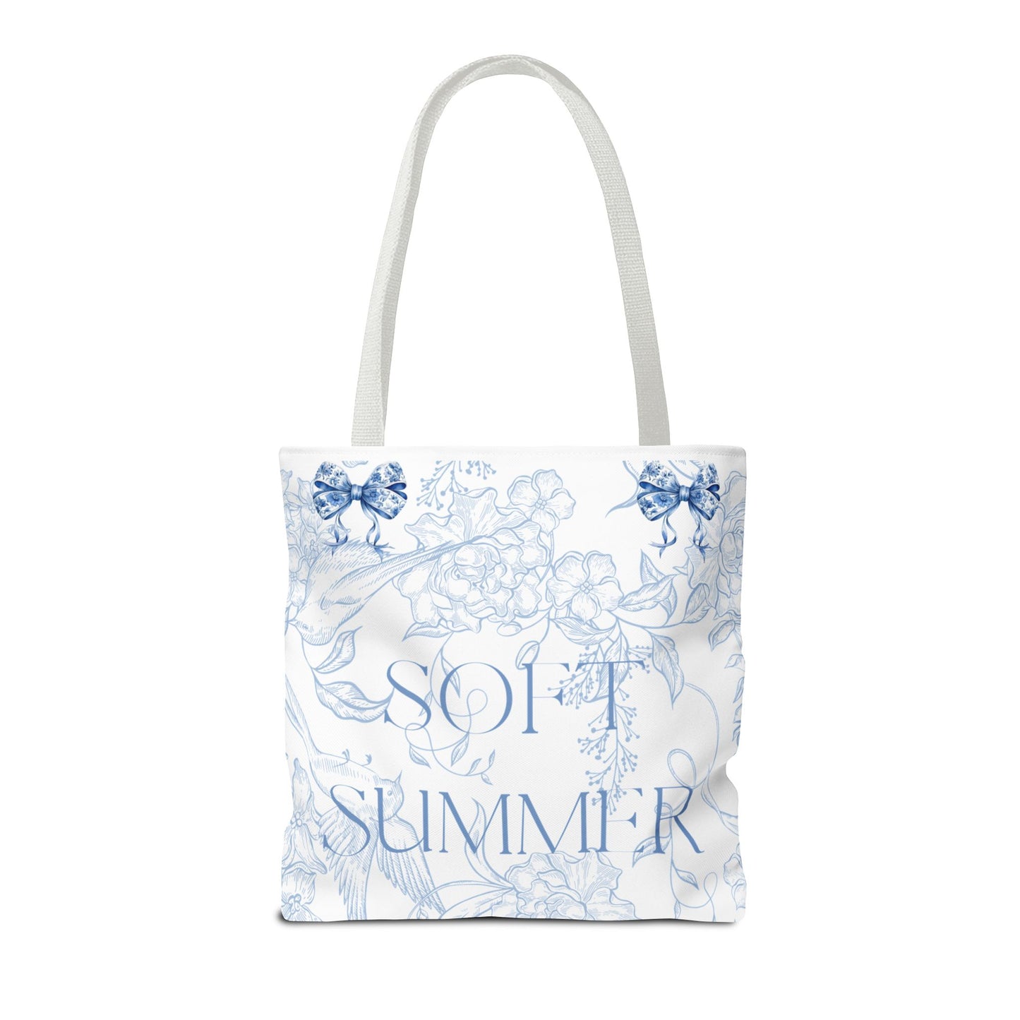 Soft Summer Floral Tote Bag - Stylish & Functional for Any Occasion