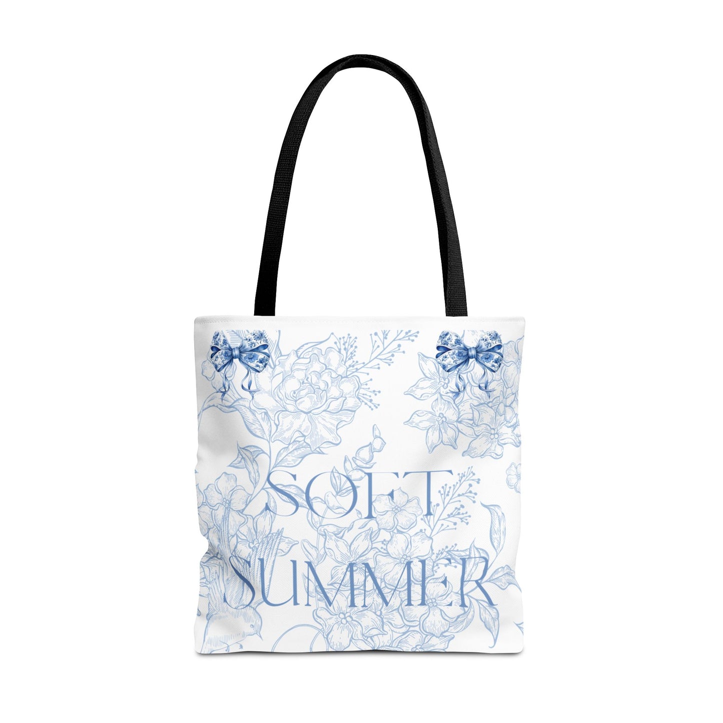 Soft Summer Floral Tote Bag - Stylish & Functional for Any Occasion