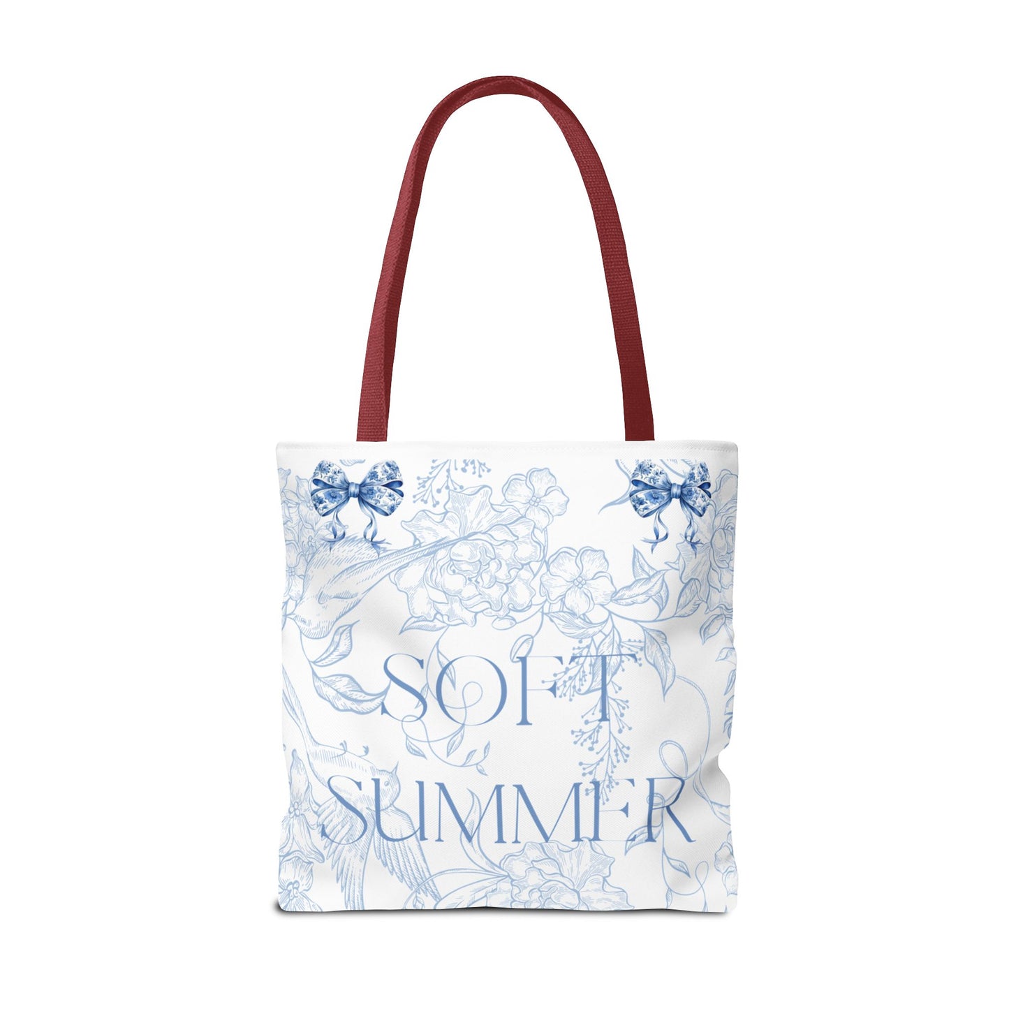 Soft Summer Floral Tote Bag - Stylish & Functional for Any Occasion