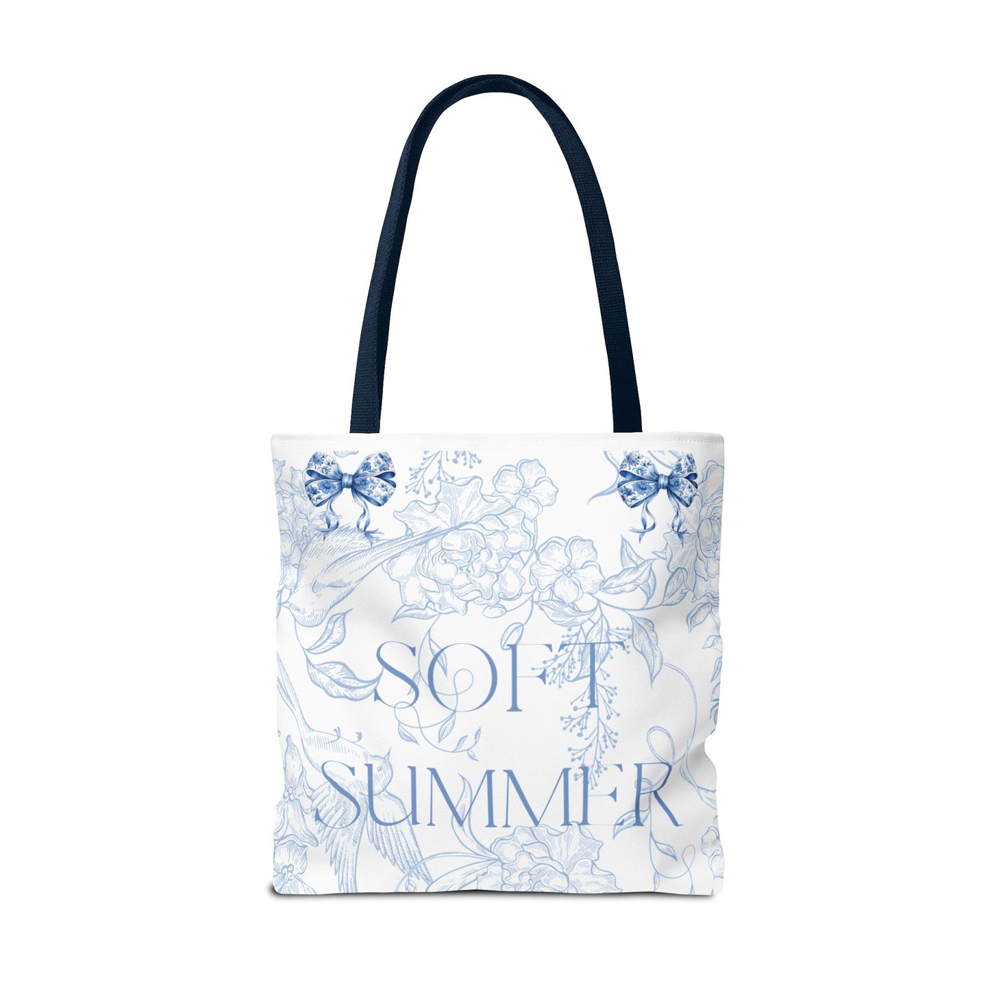 Soft Summer Floral Tote Bag - Stylish & Functional for Any Occasion