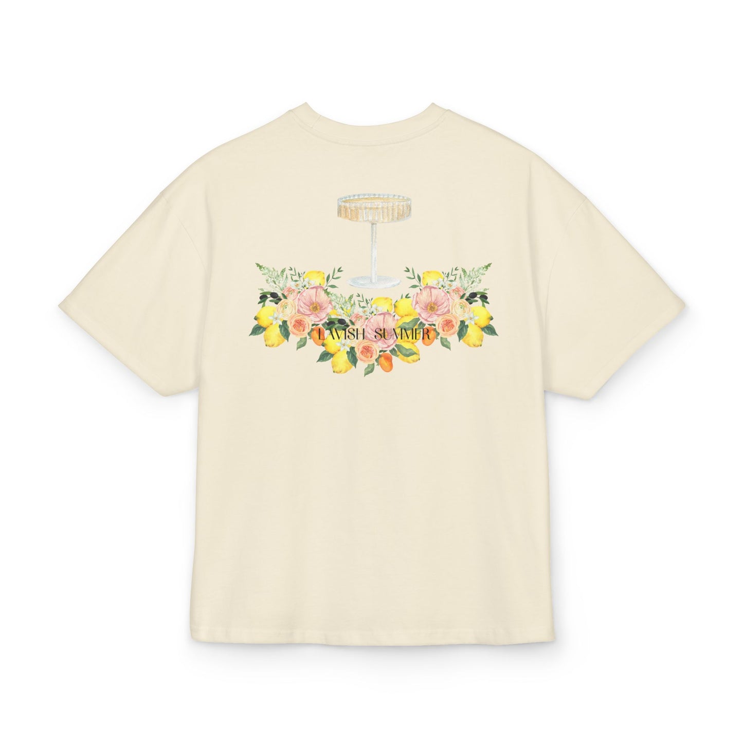 Lavish Lemon Champagne - Box Tee