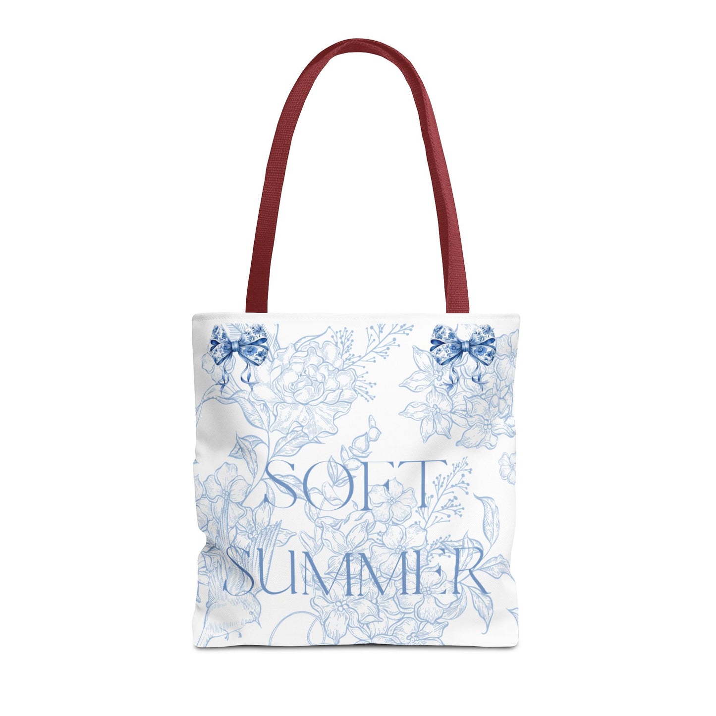 Soft Summer Floral Tote Bag - Stylish & Functional for Any Occasion