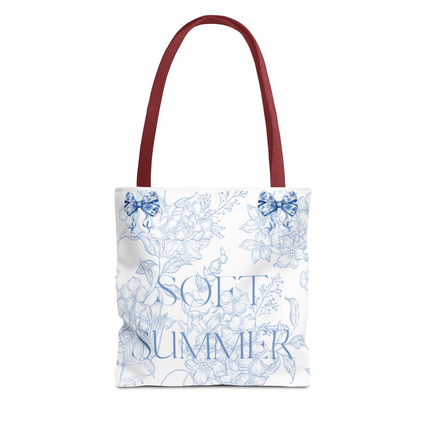 Soft Summer Floral Tote Bag - Stylish & Functional for Any Occasion