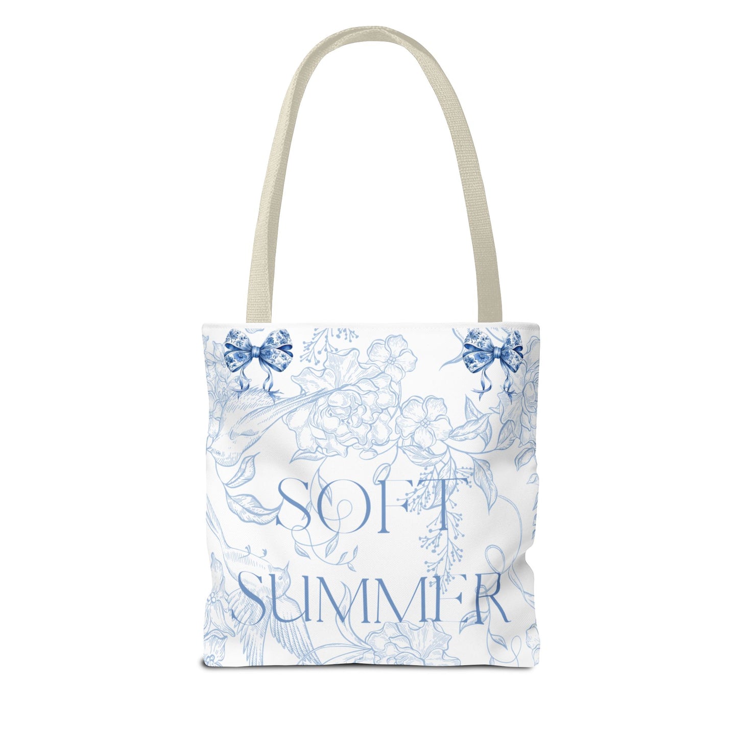 Soft Summer Floral Tote Bag - Stylish & Functional for Any Occasion