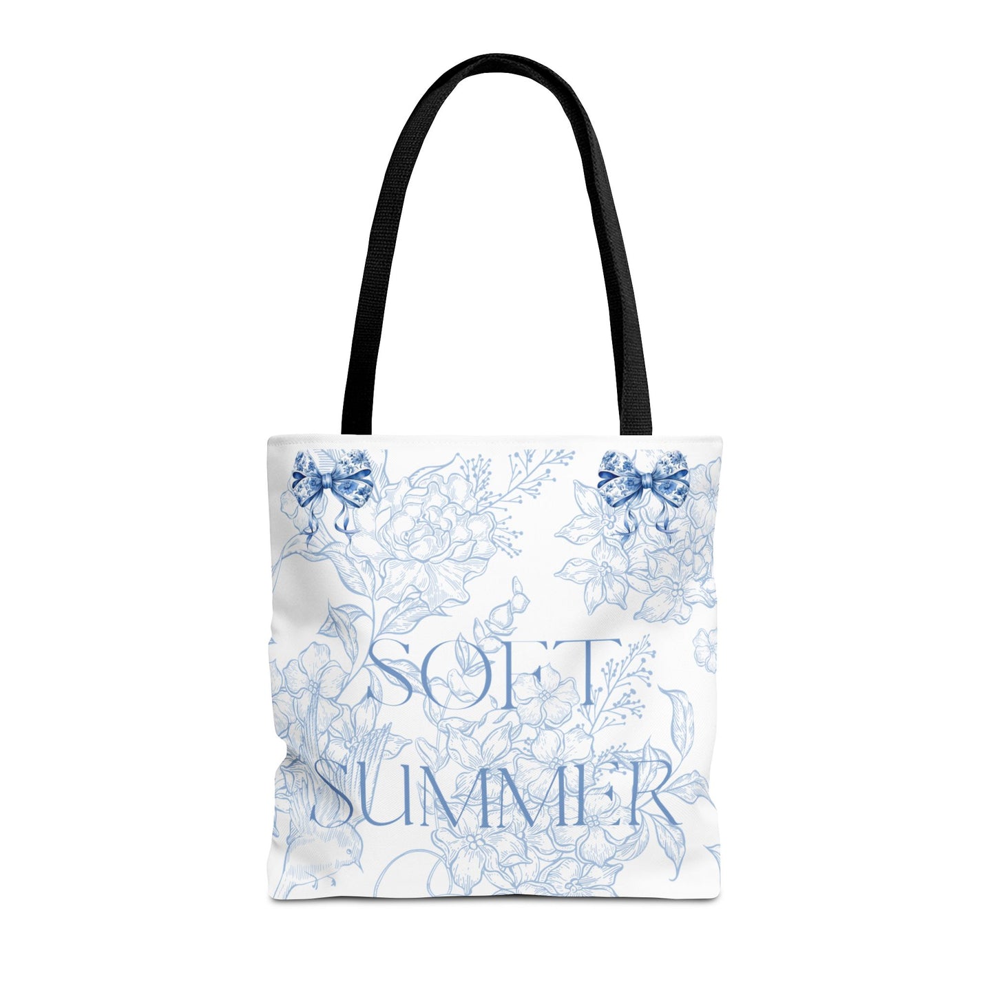 Soft Summer Floral Tote Bag - Stylish & Functional for Any Occasion