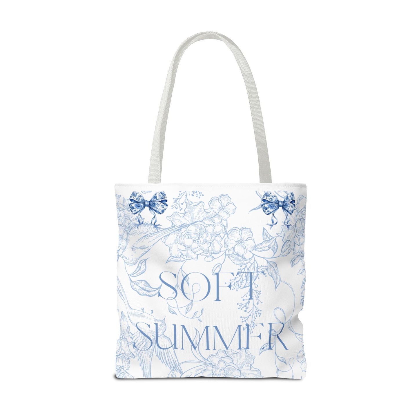 Soft Summer Floral Tote Bag - Stylish & Functional for Any Occasion