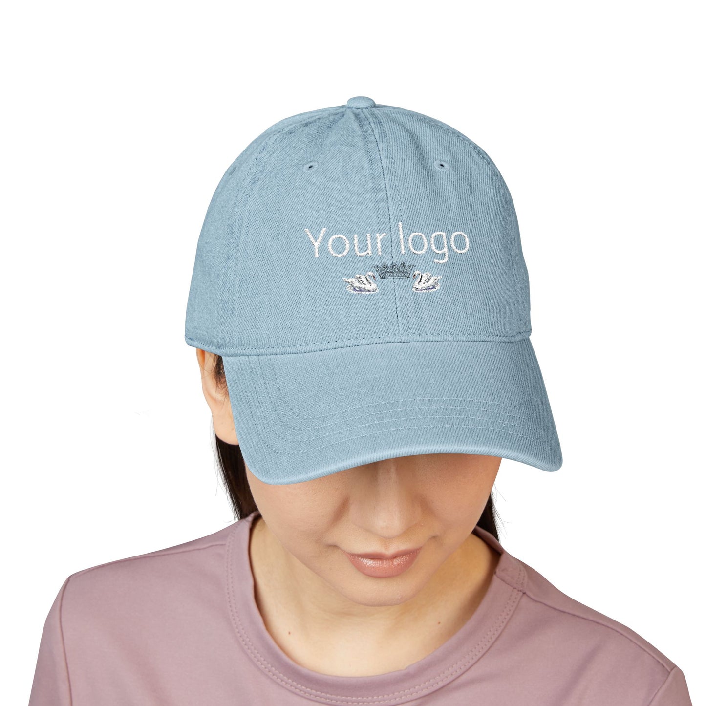 Custom Embroidered Denim Hat | Trendy Adjustable Cap for Everyday Wear, Fashion Accessory, Gift for Him/Her, Personalized Headwear
