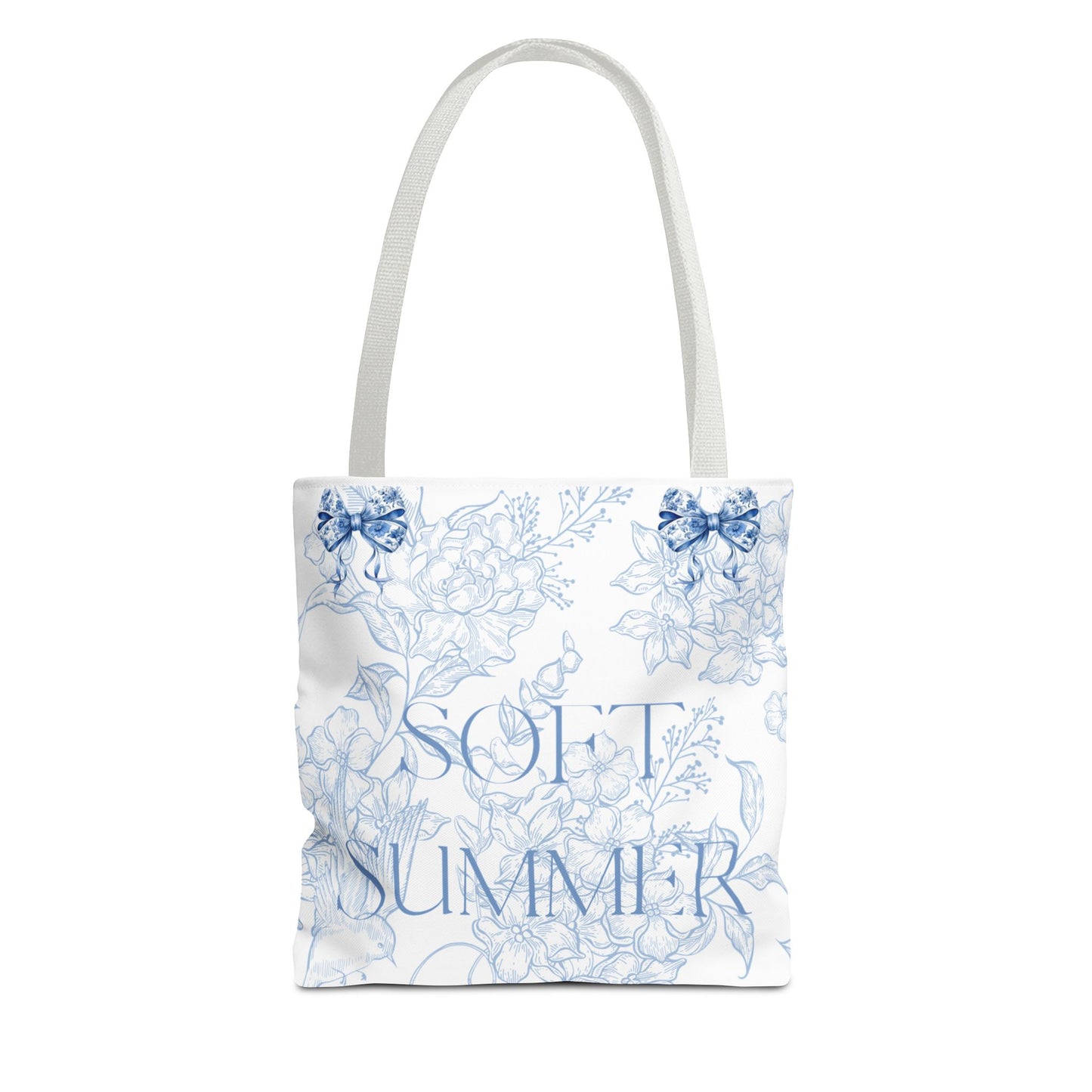 Soft Summer Floral Tote Bag - Stylish & Functional for Any Occasion