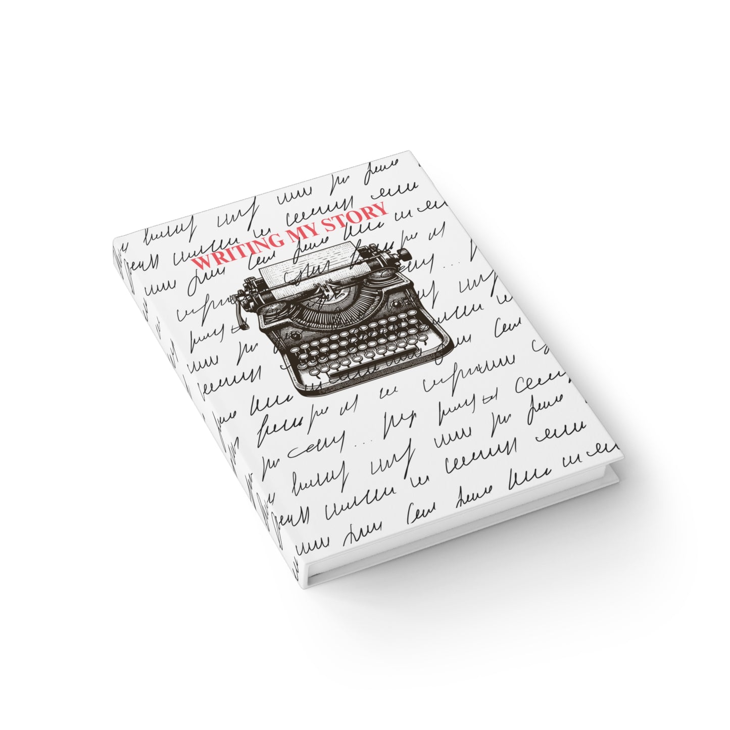 Writing My Story Journal | Creative Notebook with Typewriter Design | Perfect Gift for Writers & Students