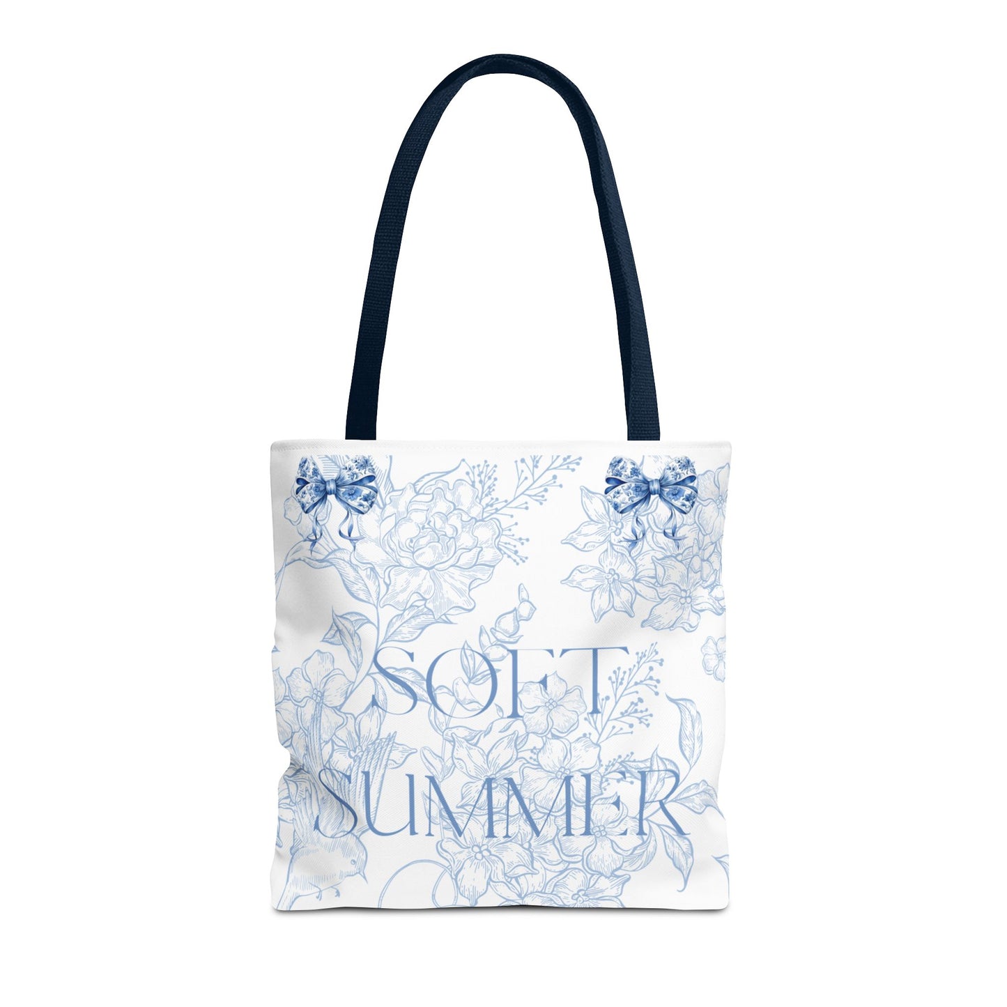 Soft Summer Floral Tote Bag - Stylish & Functional for Any Occasion