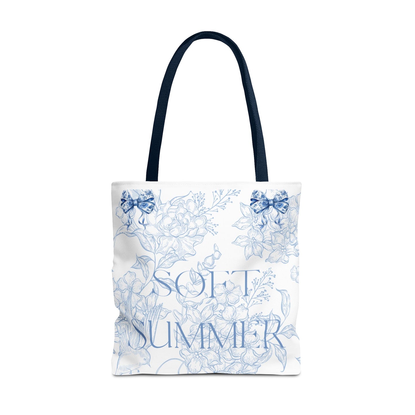 Soft Summer Floral Tote Bag - Stylish & Functional for Any Occasion