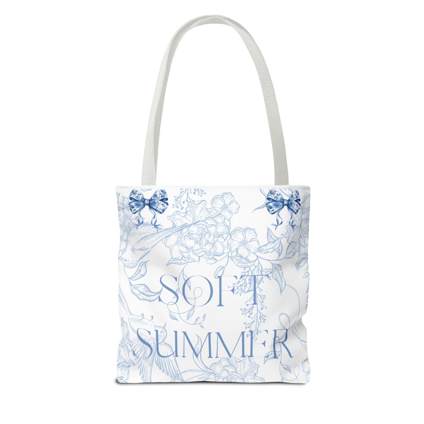Soft Summer Floral Tote Bag - Stylish & Functional for Any Occasion