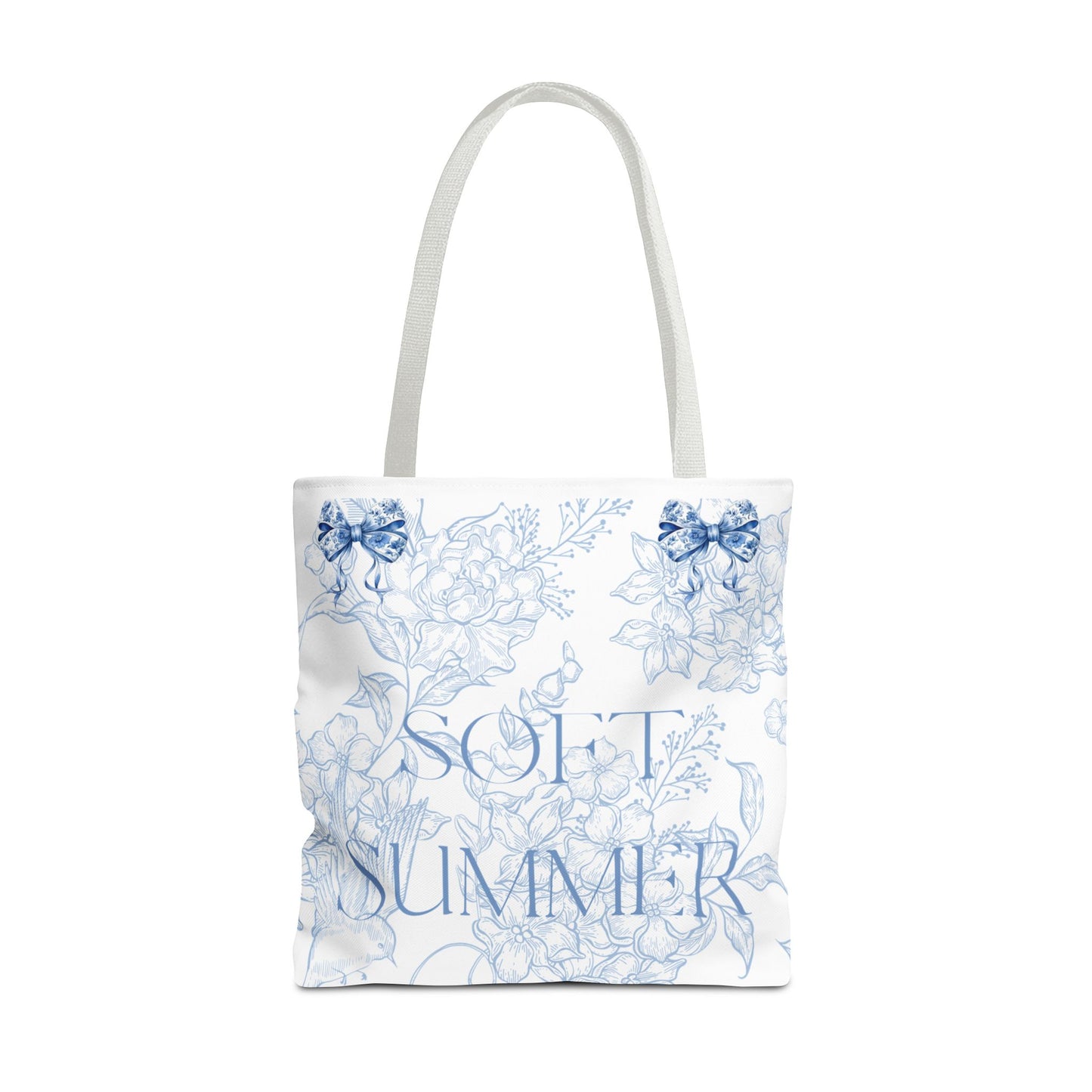 Soft Summer Floral Tote Bag - Stylish & Functional for Any Occasion