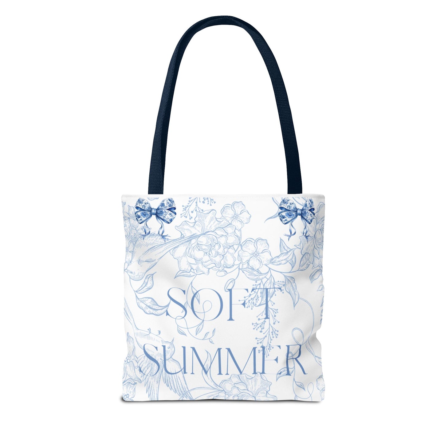 Soft Summer Floral Tote Bag - Stylish & Functional for Any Occasion