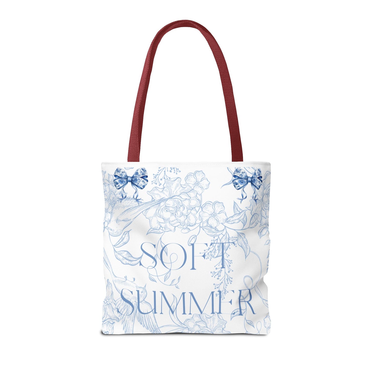 Soft Summer Floral Tote Bag - Stylish & Functional for Any Occasion