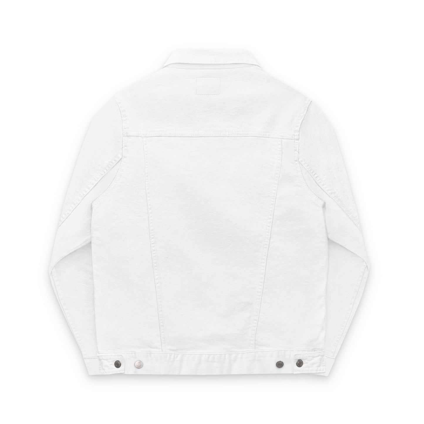 Embroidered Unisex Denim Jacket - 'Wear Your Heart' Casual Outerwear