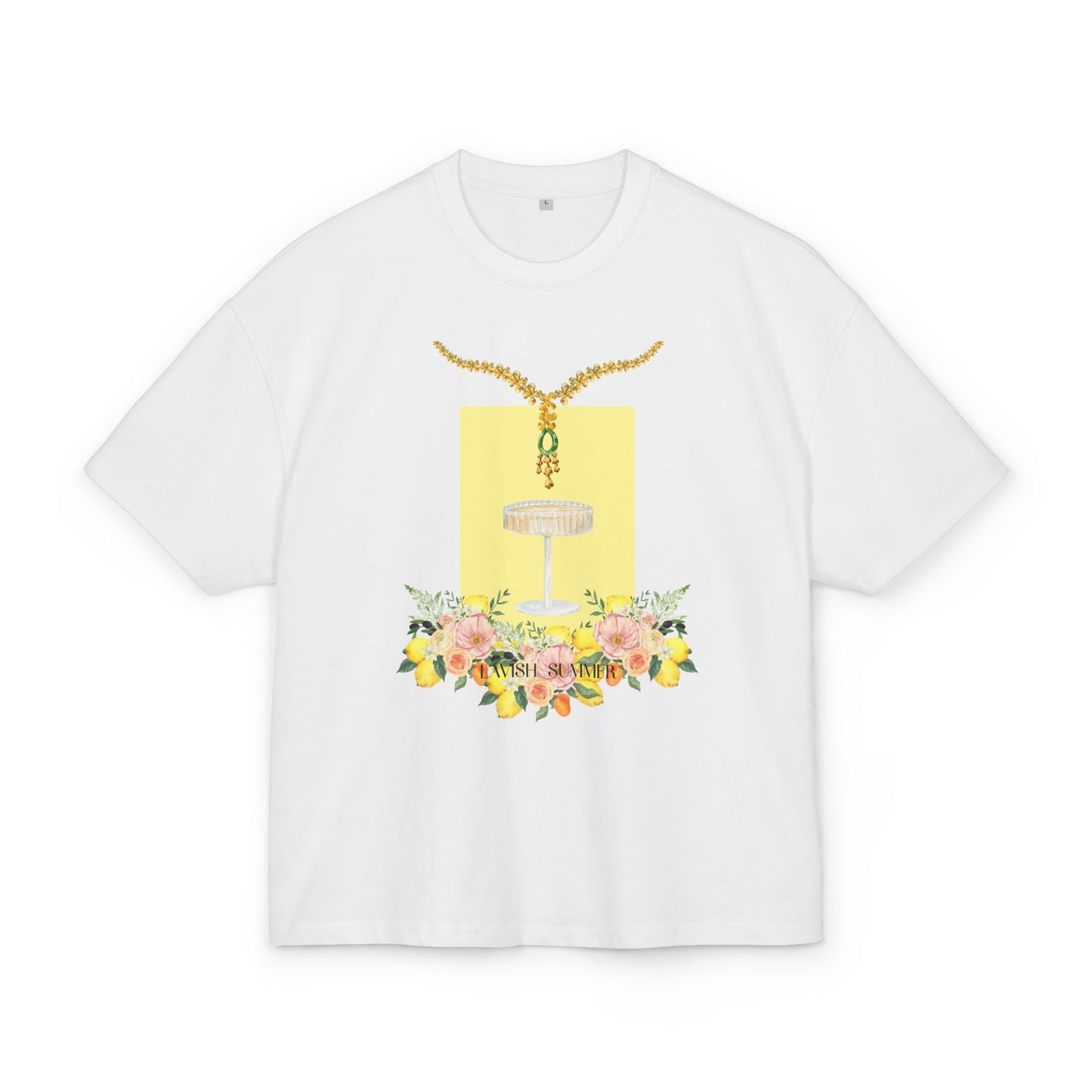 Lavish Lemon Champagne - Box Tee