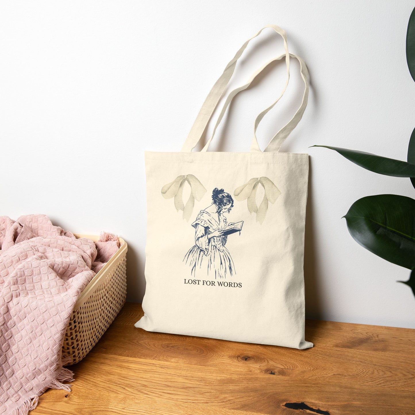 Literary Tote Bag for Book Lovers
