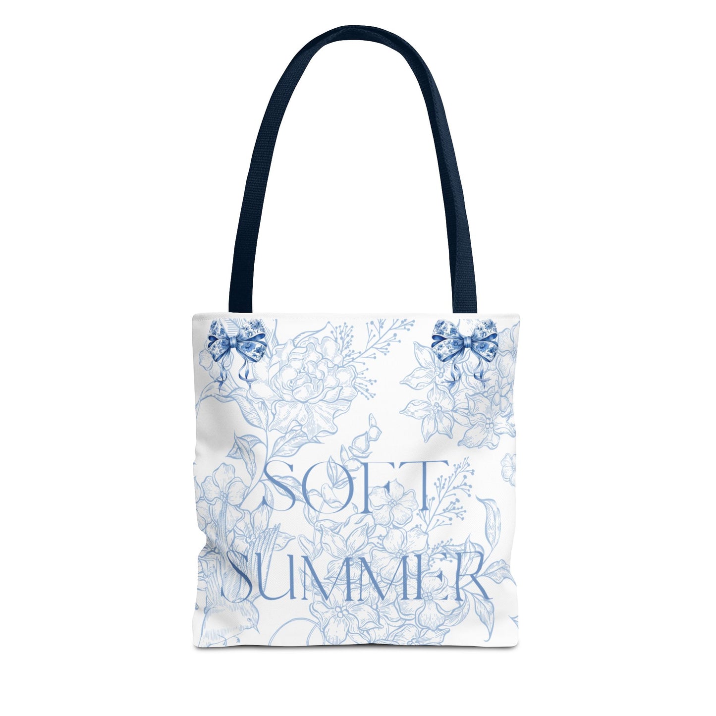 Soft Summer Floral Tote Bag - Stylish & Functional for Any Occasion
