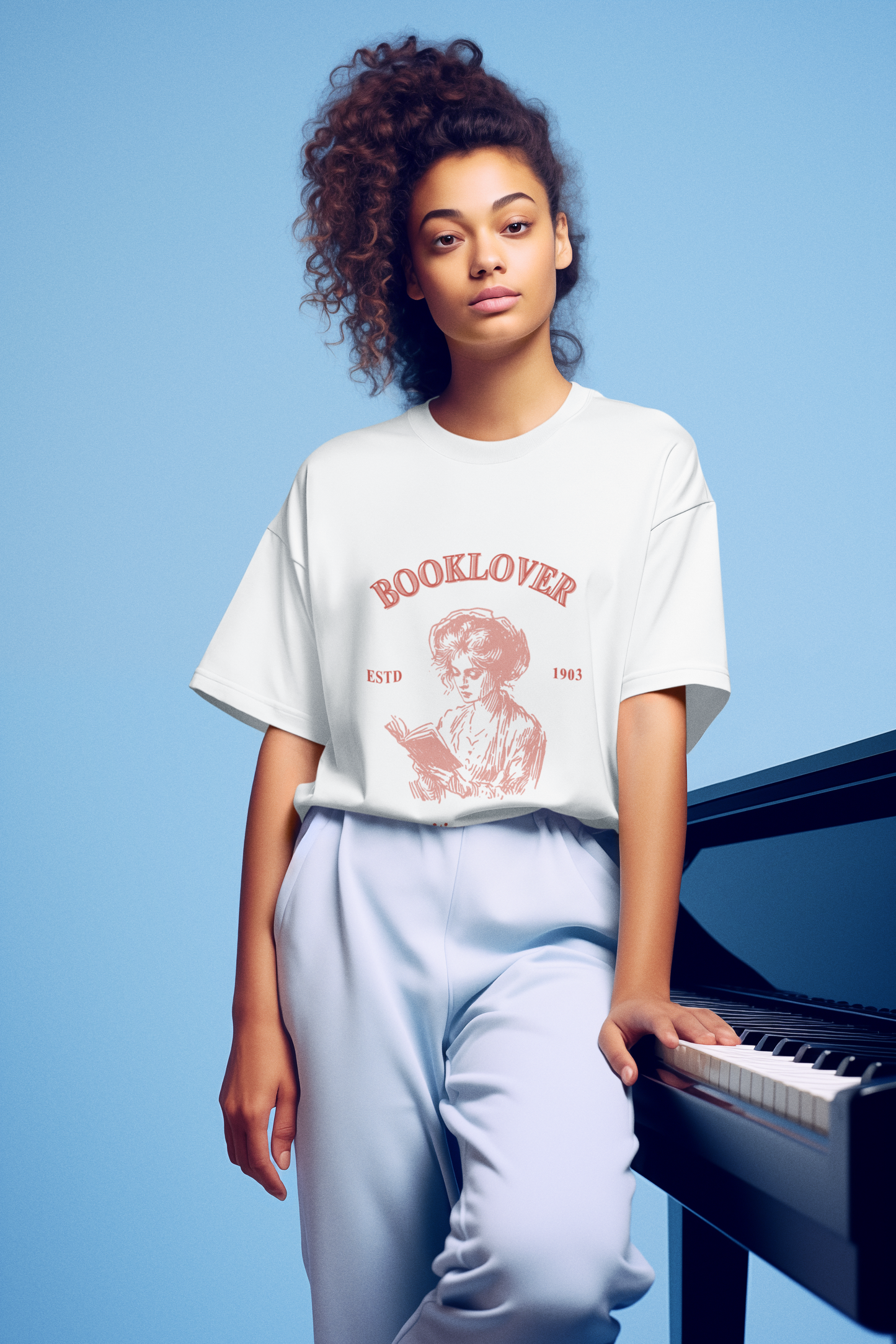 Booklover Long Body Urban Tee