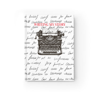 Writing My Story Journal | Creative Notebook with Typewriter Design | Perfect Gift for Writers & Students
