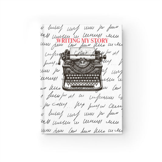 Writing My Story Journal | Creative Notebook with Typewriter Design | Perfect Gift for Writers & Students