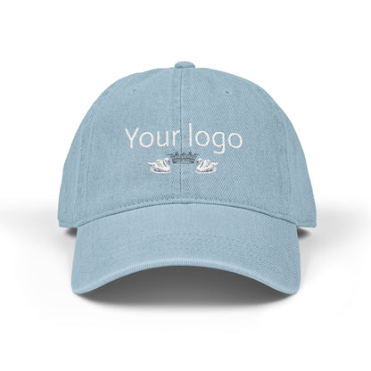Custom Embroidered Denim Hat | Trendy Adjustable Cap for Everyday Wear, Fashion Accessory, Gift for Him/Her, Personalized Headwear