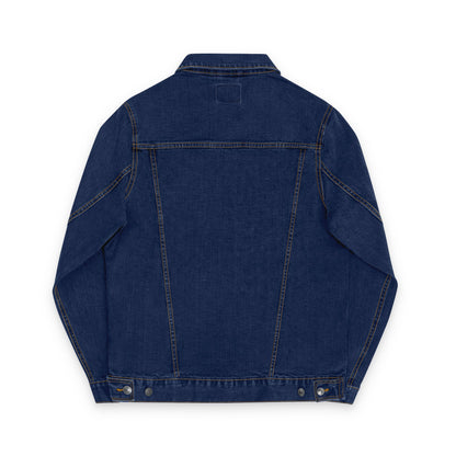 Embroidered Unisex Denim Jacket - 'Wear Your Heart' Casual Outerwear