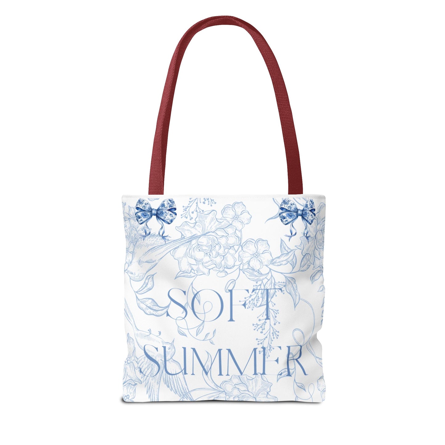 Soft Summer Floral Tote Bag - Stylish & Functional for Any Occasion