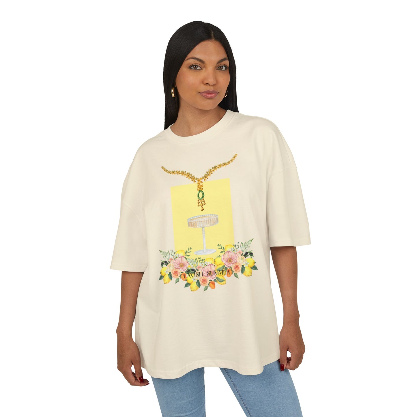 Lavish Lemon Champagne - Box Tee