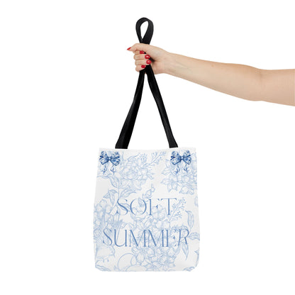 Soft Summer Floral Tote Bag - Stylish & Functional for Any Occasion