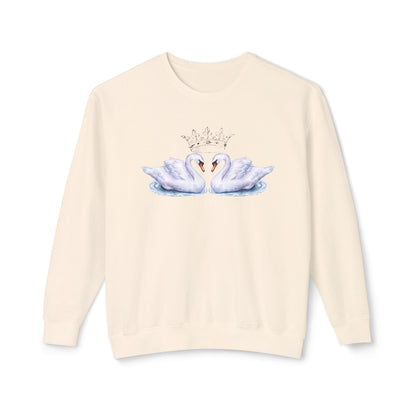 Elegant Swan Quote Sweatshirt - Soft & Strong Lightweight Crewneck